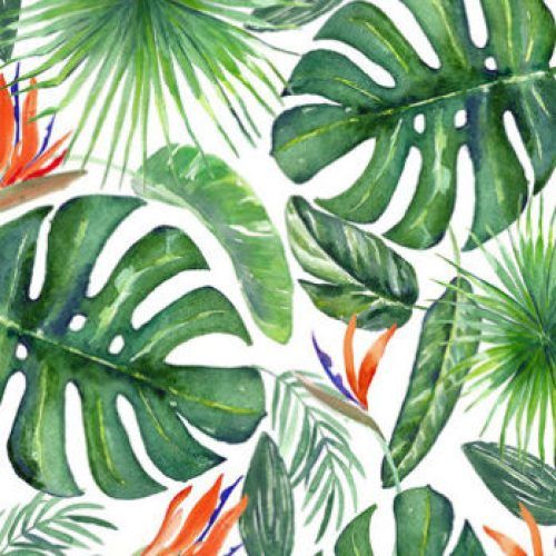 Tropical Leaves Wall Art (Photo 8 of 20)