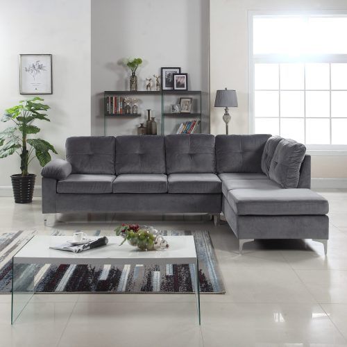 Dark Grey Polyester Sofa Couches (Photo 12 of 20)