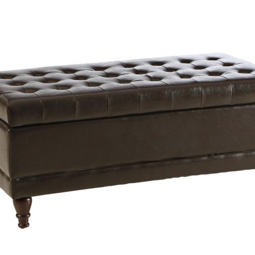 Tufted Ottoman Console Tables (Photo 17 of 20)