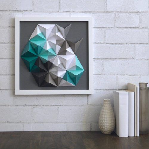 3D Triangle Wall Art (Photo 16 of 20)