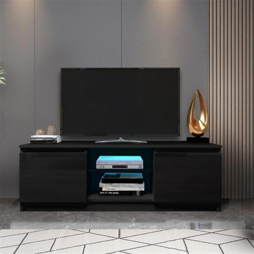 Led Tv Stands With Outlet (Photo 9 of 20)