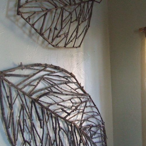 Tree Shell Leaves Sculpture Wall Decor (Photo 11 of 20)