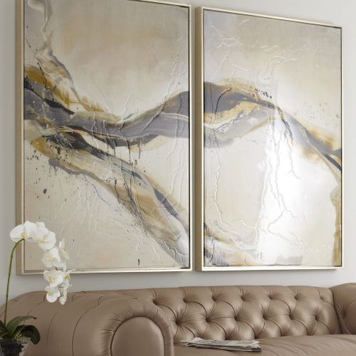 Neutral Abstract Wall Art (Photo 6 of 20)