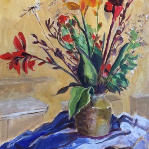 Blended Fabric Spring Bouquet By Renoir Tapestries (Photo 9 of 20)
