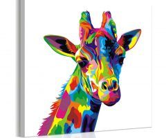 The 15 Best Collection of Giraffe Canvas Wall Art