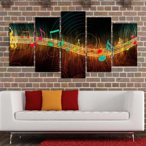 Abstract Music Wall Art (Photo 15 of 20)