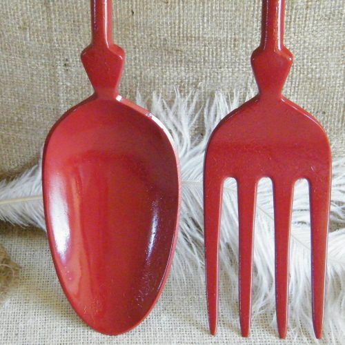 Big Spoon And Fork Decors (Photo 9 of 25)