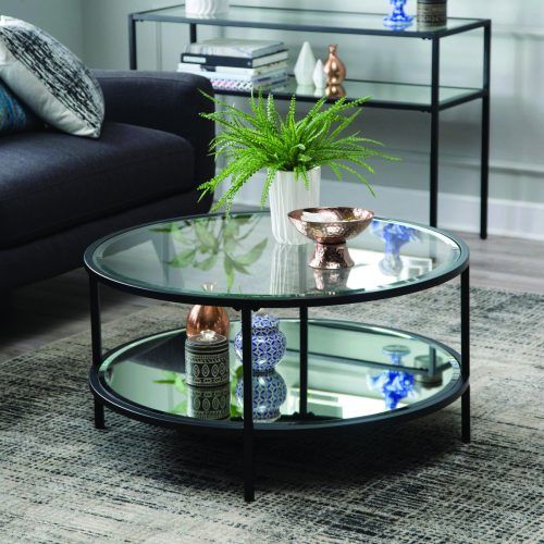 Round Coffee Tables With Steel Frames (Photo 13 of 21)