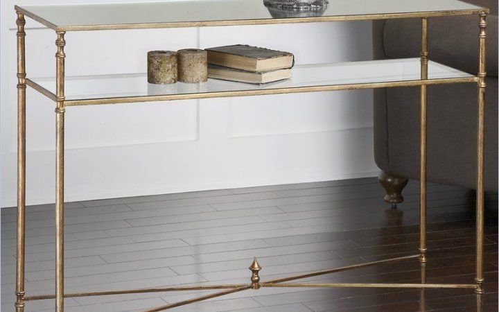 2024 Best of Gold and Mirror Modern Cube Console Tables