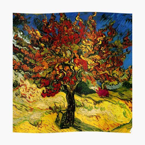 Blended Fabric The Mulberry Tree - Van Gogh Wall Hangings (Photo 8 of 20)