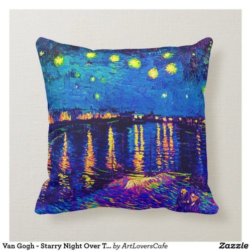 Blended Fabric Van Gogh Starry Night Over The Rhone Wall Hangings (Photo 9 of 20)