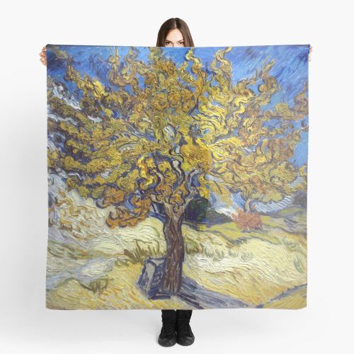 Blended Fabric The Mulberry Tree - Van Gogh Wall Hangings (Photo 7 of 20)