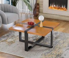 Top 20 of Metal Legs and Oak Top Round Console Tables