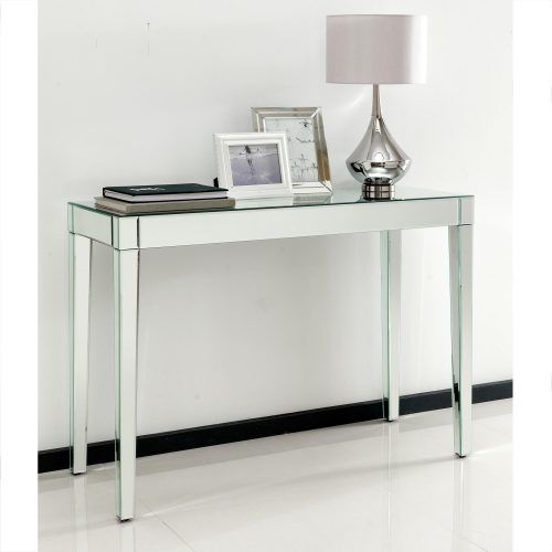 Mirrored Modern Console Tables (Photo 6 of 20)