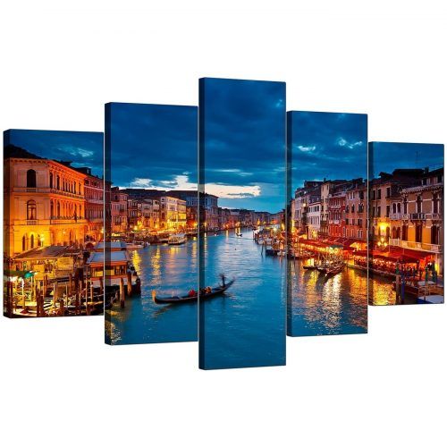 Canvas Wall Art Of Italy (Photo 2 of 15)