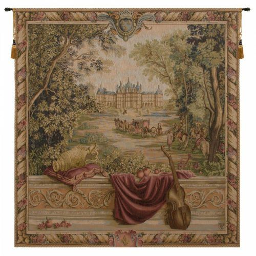 Blended Fabric Verdure Au Chateau Ii European Tapestries (Photo 2 of 20)