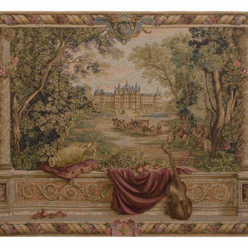 Blended Fabric Chateau Bellevue European Tapestries (Photo 4 of 20)