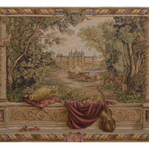 Blended Fabric Verdure Au Chateau Ii European Tapestries (Photo 1 of 20)