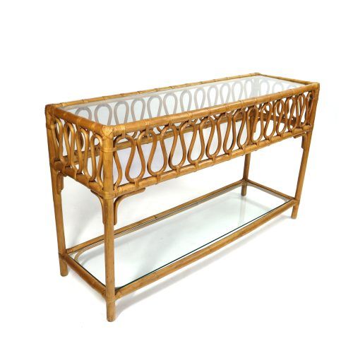 Wicker Console Tables (Photo 8 of 20)