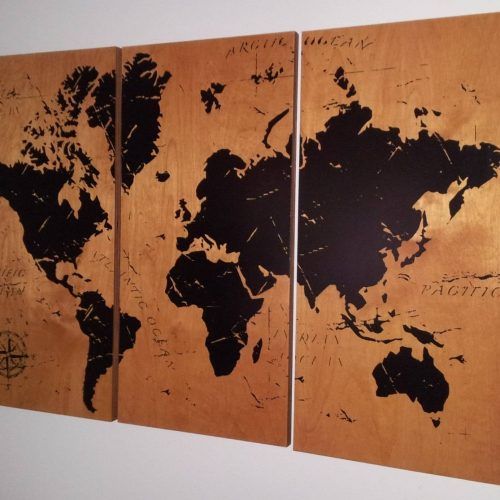 Old World Map Wall Art (Photo 11 of 20)