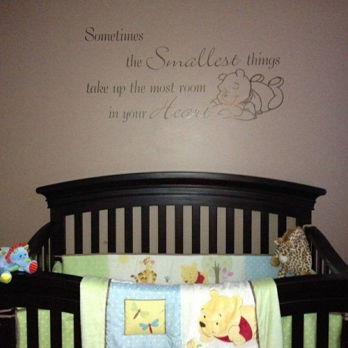Winnie The Pooh Nursery Quotes Wall Art (Photo 9 of 20)