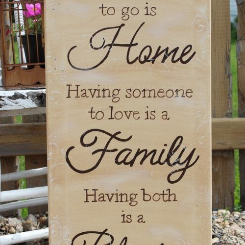 Canvas Wall Art Family Quotes (Photo 8 of 15)
