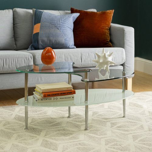 Modern 2-Tier Coffee Tables Coffee Tables (Photo 6 of 20)