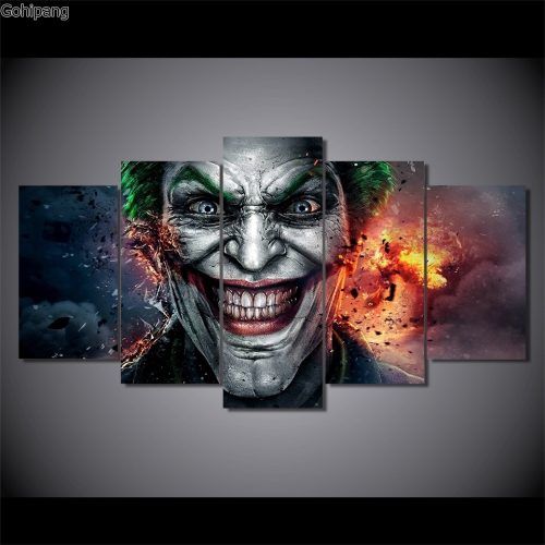 Joker Canvas Wall Art (Photo 14 of 15)
