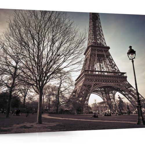 Canvas Wall Art Of Paris (Photo 1 of 15)