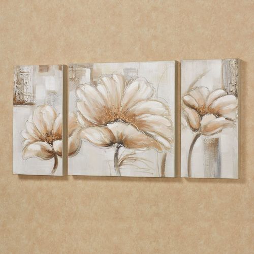 Canvas Wall Art Of Flowers (Photo 10 of 15)