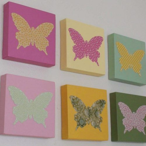 Butterflies Canvas Wall Art (Photo 9 of 15)