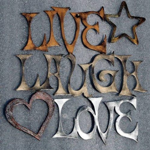 Live Love Laugh Metal Wall Decor (Photo 11 of 25)