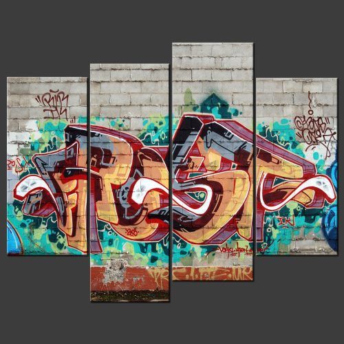 Abstract Graffiti Wall Art (Photo 15 of 20)