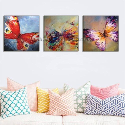 Butterfly Canvas Wall Art (Photo 9 of 20)