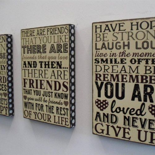 Wooden Word Wall Art (Photo 8 of 30)