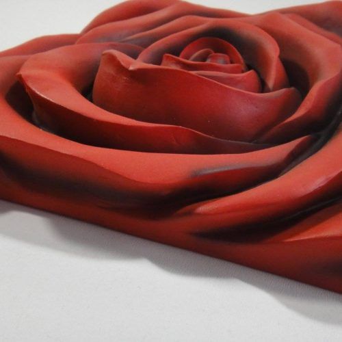Red Rose Wall Art (Photo 11 of 20)