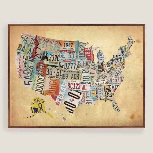 Usa Map Wall Art (Photo 15 of 20)