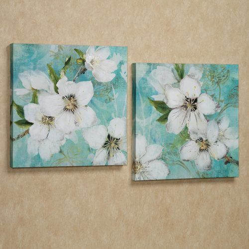 Canvas Wall Art Of Flowers (Photo 13 of 15)