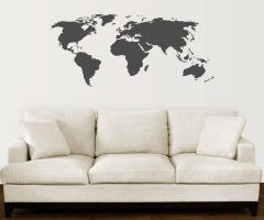 2024 Popular World Map Wall Artwork