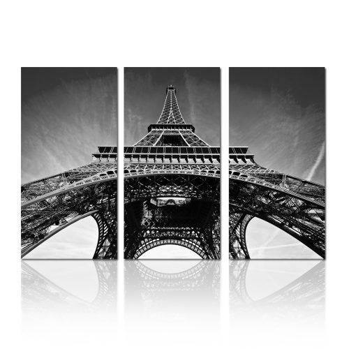Eiffel Tower Canvas Wall Art (Photo 3 of 15)