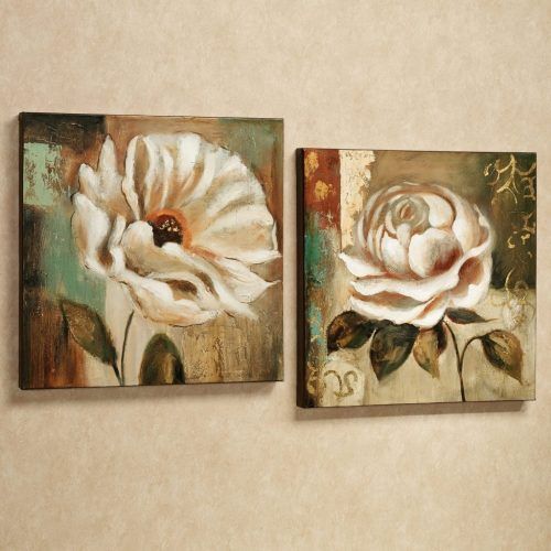 Canvas Wall Art Of Flowers (Photo 9 of 15)