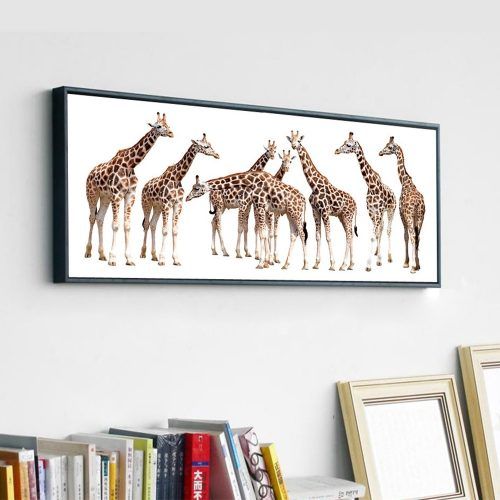 Giraffe Canvas Wall Art (Photo 5 of 15)