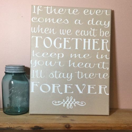 Canvas Wall Art Quotes (Photo 3 of 15)