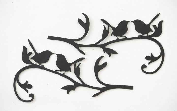 20 Best Collection of Birds on a Branch Metal Wall Art