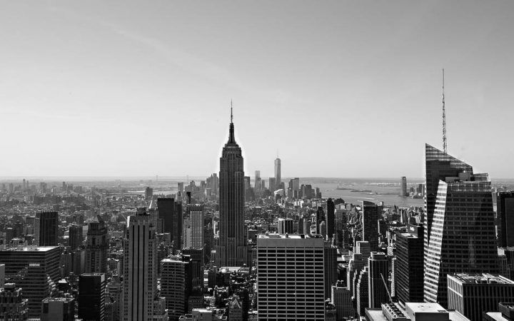  Best 20+ of New York Skyline Canvas Black and White Wall Art