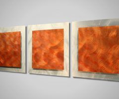 2024 Popular Abstract Orange Wall Art