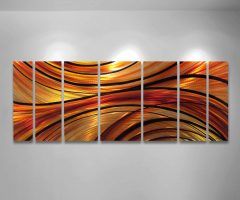 2024 Popular Orange Metal Wall Art