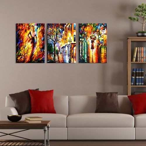 3 Piece Abstract Wall Art (Photo 1 of 16)