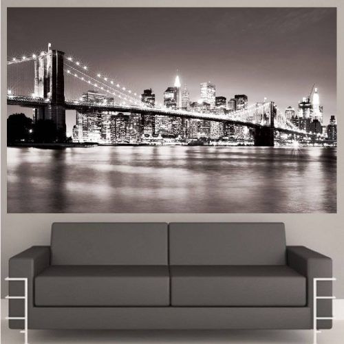 Black And White New York Canvas Wall Art (Photo 20 of 20)