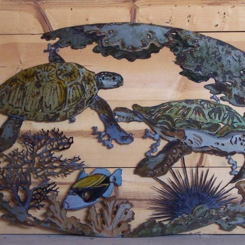 Turtle Metal Wall Art (Photo 1 of 20)